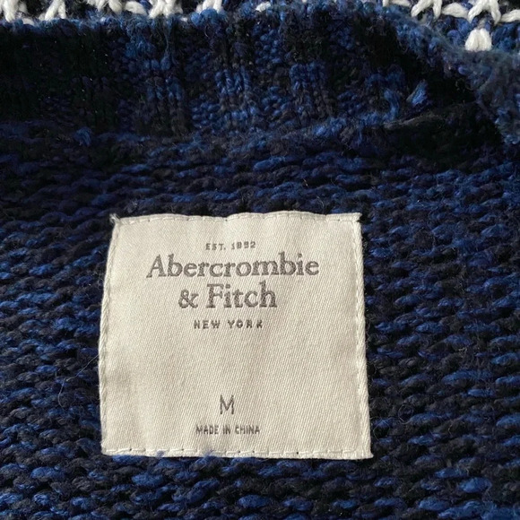 Abercrombie & FitchY2K Crotchet 90s Button Up Longline Knit Cardigan Size M - Picture 9 of 10